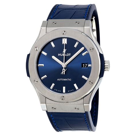 hublot blue dial|Hublot Classic Fusion Blue .